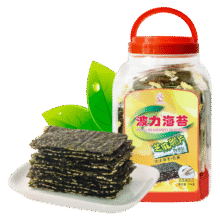 波力海苔夹心脆片罐装零食即食脆紫菜芝麻荞麦夹心海苔脆拌饭海苔碎 海苔芝麻脆144g(内约72小包)47.9元 (券后省3)