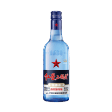 Erguotou/红星二锅头 蓝瓶绵柔8 43° 清香型 500ml 1瓶