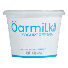 吾岛牛奶 0乳糖低温酸奶420g 送3杯lite系列57元（合14.25元/件）