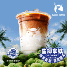 美团外卖 瑞幸咖啡 生椰拿铁（首创）兑换券·1张
