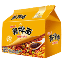 统一 方便面经典风味拌面 110g*5袋8.4元