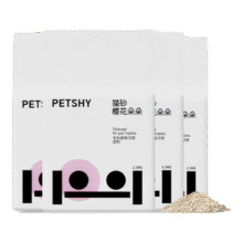 petshy百宠千爱 植物豆腐六合一混合猫砂4包装54.4元 (券后省0.95)