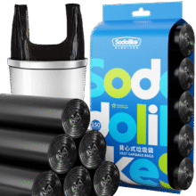 Sodolike 尚岛 背心垃圾袋黑色50*65cm150只6.9元（需换购）