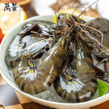 低至33.23元/斤！万景 精选单冻黑虎虾 巨无霸20-30只/净重1kg￥66.45 7.4折 比上一次爆料上涨 ￥15.01