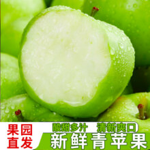 京愿山西青苹果水果现摘青平果酸甜孕妇整箱新鲜水果 净重8.5斤60mm+23.79元