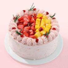 美团外卖 幸福西饼生日蛋糕 【鲜果自由】莓芒鲜果ll下午茶兑换券·1张原价138元 现仅64.9元