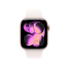 苹果 Apple Watch Series 11 智能手表 GPS版 42mm 玫瑰金色 铝金属 淡桃粉色运动型表带 S/M券后2421.65元