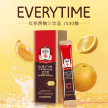 韩国 正官庄 Everytime 1500柠 红参西柚汁饮品 10g*30袋113.03元包邮包税
