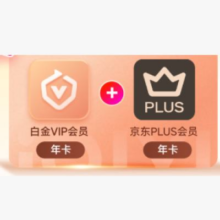 爱奇艺白金VIP会员年卡+京东PLUS年卡 支持电视端228元（需领券）