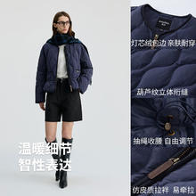 冰洁 冬季新款羽绒服女短款保暖羽绒外套 10182032513539