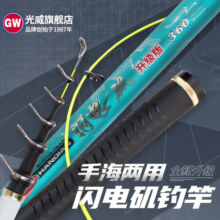 光威闪电矶升级版手海两用大导环矶钓竿远投碳素超硬钓鱼矶竿 闪电矶升级版2.7米