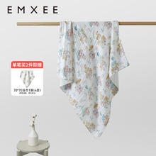 EMXEE 嫚熙 婴儿纱布浴巾纯棉宝宝新生儿童大尺寸浴巾 梦幻乐园 110×110cm49.9元（需买2件，需用券）