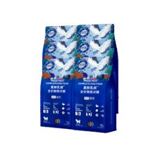 再降价，双11，预售：蓝氏狗粮 真鲜乳鸽 中小型犬幼犬粮 1.5KG*8袋+赠品4斤396.09元（需领券）