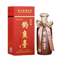 今日必买、淘金币可用：钓鱼台 国宾酒 第一代 53度 酱香型白酒 500ml 单瓶装452元（420.08元淘金币到手）