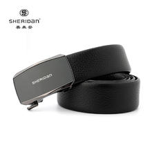 SHERIDAN 喜来登 头层牛皮 男士自动扣皮带 NL210352S64元