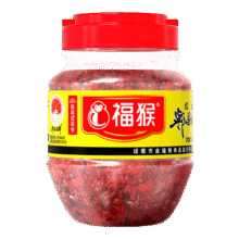 福猴 红油郫县豆瓣酱500g  瓶4.9元（需换购）