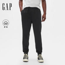 Gap 盖璞 男装2025秋季抓绒松紧腰针织束脚裤运动裤休闲长裤500382 灰黑色 M 美码券后83元