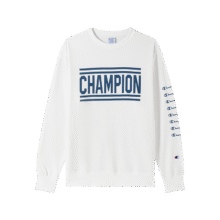 Champion 【品牌直营】秋冬套头无帽长袖卫衣男圆领LOGO休闲百搭