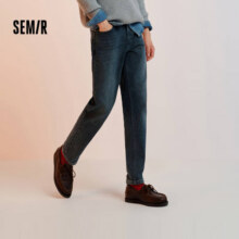 森马 Semir 森柔牛仔裤 冬季弹力磨毛基础百搭通勤 三色可选49.5元（需领券）