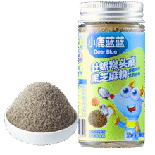 小鹿蓝蓝牡蛎猴头蘑黑芝麻粉30g高钙高铁含锌宝宝零食儿童拌饭调味原味12.9元 (券后省0.7)