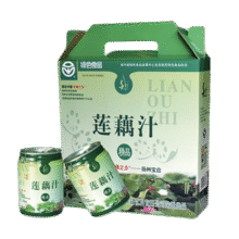 千纤精品莲藕汁12罐中秋节礼盒宝应鲜藕生榨藕汁绿色食品饮料扬州特产 精品莲藕汁 240mL*12罐 礼盒装 （含藕量≥30%）40元 (券后省2)