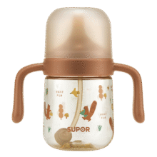 苏泊尔（SUPOR）婴儿学饮杯小月龄重力球吸管杯喝奶防呛杯PPSU奶瓶 7月+44.5元 (券后省0.5)