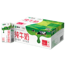 蒙牛 全脂 纯牛奶 250ml 18盒＊2件60.8元包邮（合30.4元/件）