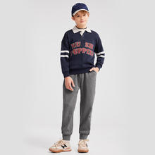 Hush Puppies 暇步士 儿童加绒加厚保暖运动裤券后69元