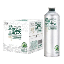 临期：金星毛尖中式精酿啤酒整箱1L*6罐装*2箱102.22元（需领券，合51.11元/件）
