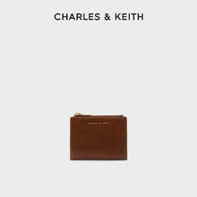 CHARLES & KEITH CHARLES＆KEITH2021春季新品CK6-10680907女士简约多卡位短款钱包 Ivory象牙色 XXS