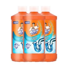 88VIP：Mr Muscle 威猛先生 管道下水道疏通剂 500ml*3瓶14.5元+393淘金币（需领券）