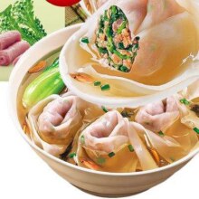 思念 大馅馄饨猪肉荠菜500g40只*4件任选9.9元/件（需买4件，共39.6元）