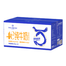 One's Member 脱脂高钙纯牛奶 利乐砖 纯牛奶 200ml 20盒37.9元