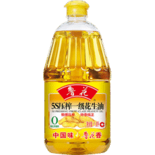 鲁花 食用油 5S 物理压榨 压榨一级 花生油1.8L59.8元 (月销1000+)