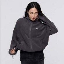 Gap 盖璞 25年秋季新款 男女同款摇粒绒拉链立领外套 829622新低128元包邮