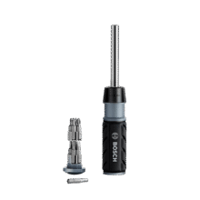 BOSCH博世10合1多功能棘轮螺丝刀带磁吸杆 三档助力旋钮收纳一柄集成