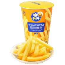 脆升升杯装香脆薯条蜂蜜黄油味休闲膨化零食50g*4（临期）9.9元（需领券合2.48/桶）26年7月到期