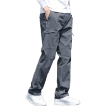 JEEP SPIRIT吉普工装裤男秋季直筒休闲裤子男士宽松大码男裤 深灰色 3XL118元 (券后省10)