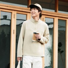 2025秋季新款！361°  男士半开襟摇粒绒卫衣652533802 多色