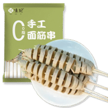 悦味纪 手工大面筋串1kg 共20支 竹签烤串 露营烧烤食材 半成品速食29.9元 (满3件9.50折,券后省7)