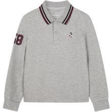 Hush Puppies 暇步士 儿童春秋休闲百搭数字长袖POLO衫卫衣券后89元
