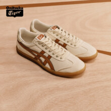 Onitsuka Tiger鬼塚虎板鞋男女复古德训鞋运动休闲男女鞋 TOKUTEN 1183A862 米白色346.75元（9折券会不定时补的）