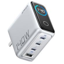安克 Zolo 140W四口氮化镓充电器 智能屏显 银色259元