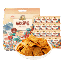首购：刺猬阿甘 花椒锅巴225g、16包3.41元包邮（需试用）