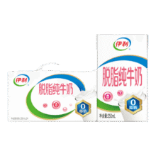 伊利 脱脂纯牛奶250ml*24盒*2件99.8元（合49.9元/件）