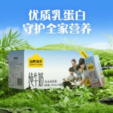认养一头牛 全脂 250ml 纯牛奶 3.3g蛋白质 15盒30.05元