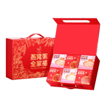 艾尚燕即食燕窝粥168g*12碗【中秋礼品】 礼盒送礼长辈补品 全家福礼盒70.6元