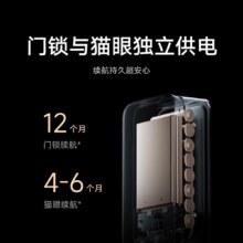 再降价、8号: 小米智能门锁M20大屏猫眼版指纹锁868.7元（需领券）