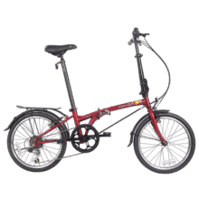 大行（DAHON）折叠自行车20英寸超轻6速通勤折叠单车HAT061 酒红色1348元 (券后省50)