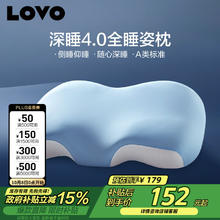 LOVO 乐蜗家纺 罗莱家纺LOVO枕头枕芯记忆棉枕侧睡透气护颈椎助睡眠成人宿舍142.25元